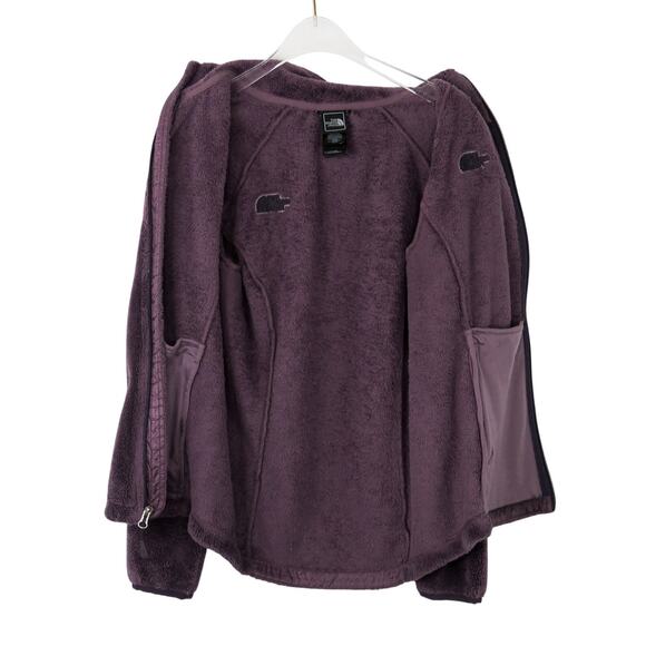The North Face Women's Osito Fleece Jacket Midnight Mauve Small Purple Fuzzy - Picture 6 of 9